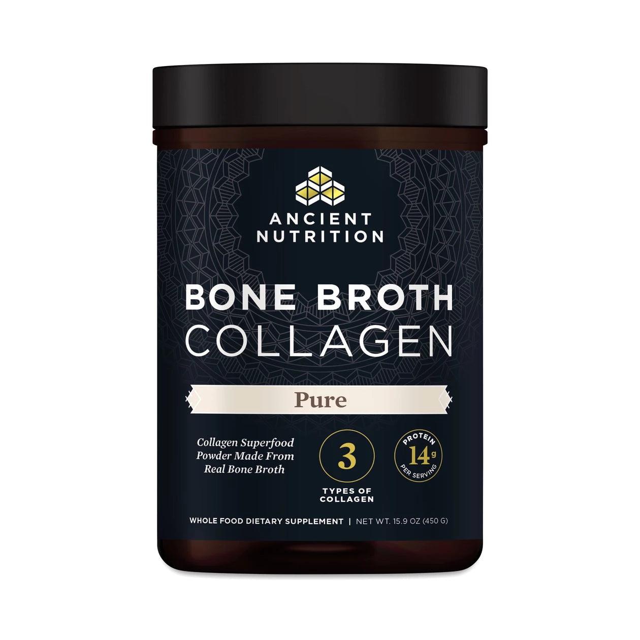 Ancient Nutrition Bone Broth Protein Powder Pure