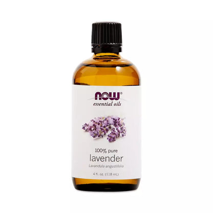 NOW Foods Lavender Essential Oil, 100% Pure Lavender Oil, 4 fl oz