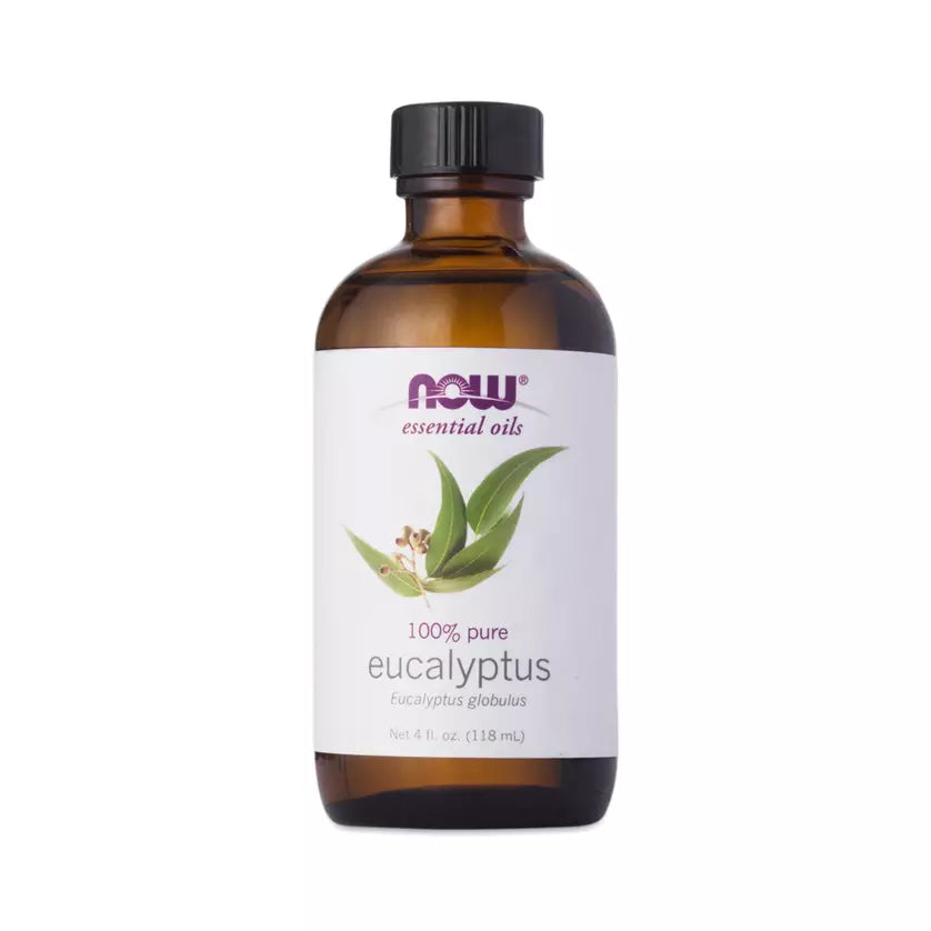 NOW Foods Eucalyptus Essential Oil, 100% Pure Eucalyptus Oil, 4 fl oz