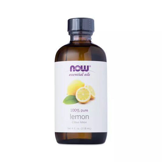 NOW Foods Lemon Essential Oil, 100% Pure Lemon Oil, 4 fl oz