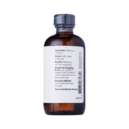 NOW Foods Orange Essential Oil, 100% Pure Orange Peel Oil, 4 fl oz