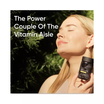 Sports Research D3 + K2, Plant-Based Vitamin D3 & K2, 60 Veggie Softgels