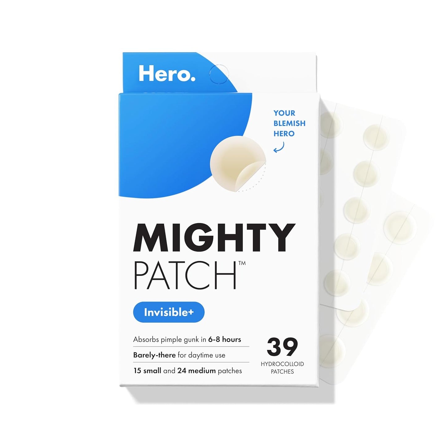 Hero Cosmetics Mighty Patch Invisible+ Acne Patch | 39 Patches