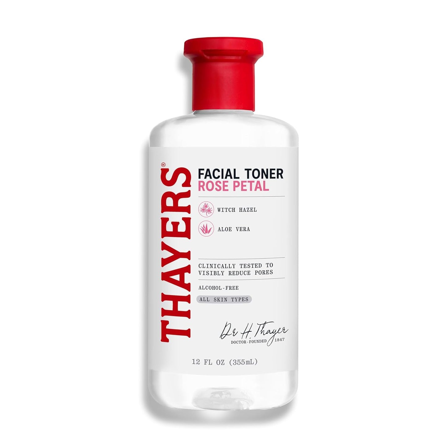 THAYERS Alcohol-Free Rose Petal Witch Hazel Facial Toner | 12 oz