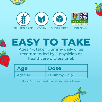 MaryRuth's Kids Sugar Free Multivitamin Gummies | 60 Count