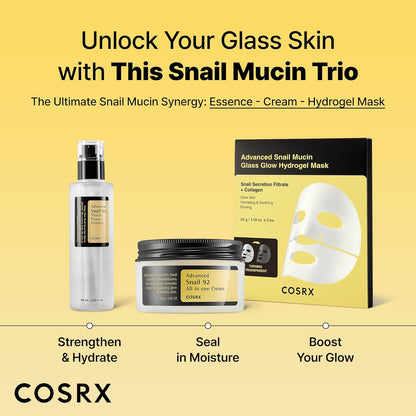 COSRX Snail Mucin 92% Face Moisturizer | 3.52 oz