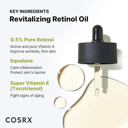 COSRX Retinol 0.5 Oil | Anti-Aging Face Serum