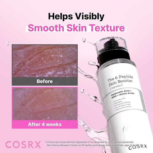 COSRX 6X Peptide Collagen Skin Booster Toner Serum | 5.07 oz