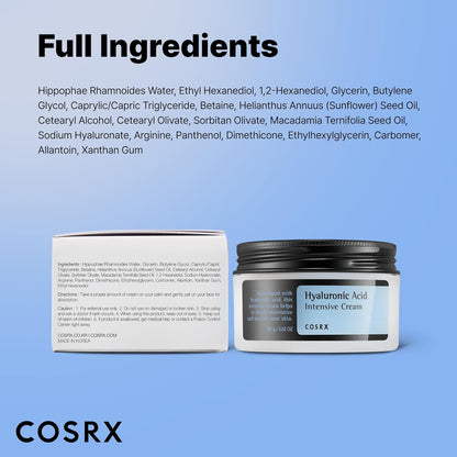 COSRX Hyaluronic Acid Moisturizing Cream | 3.52 oz