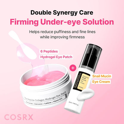 COSRX Pink Peptides Collagen Hydrogel Eye Patch | 60 Count