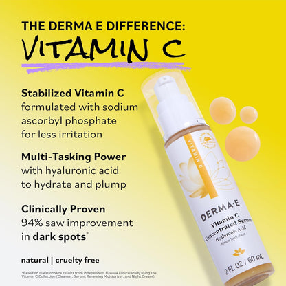 DERMA E Vitamin C Concentrated Serum | 2 oz