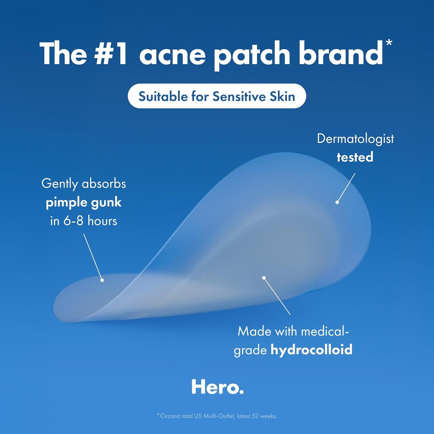 Hero Cosmetics Mighty Patch Invisible+ Acne Patch | 39 Patches