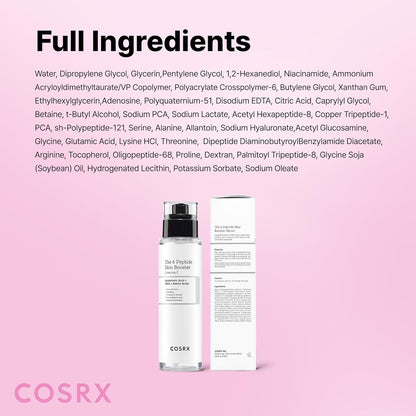 COSRX 6X Peptide Collagen Skin Booster Toner Serum | 5.07 oz