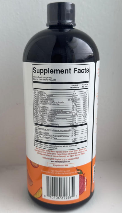 MaryRuth's Liquid Multivitamin + Hair Growth | Peach Mango