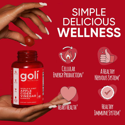 Goli Apple Cider Vinegar Gummies | 60 Count