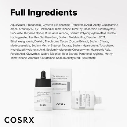 COSRX 2% Alpha Arbutin Discoloration Care Face Serum | 1.7 fl oz