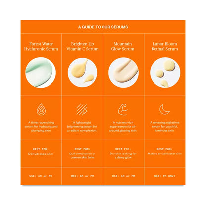 Ursa Major Brighten Up Vitamin C Serum | Brightening Face Serum | 1 fl oz