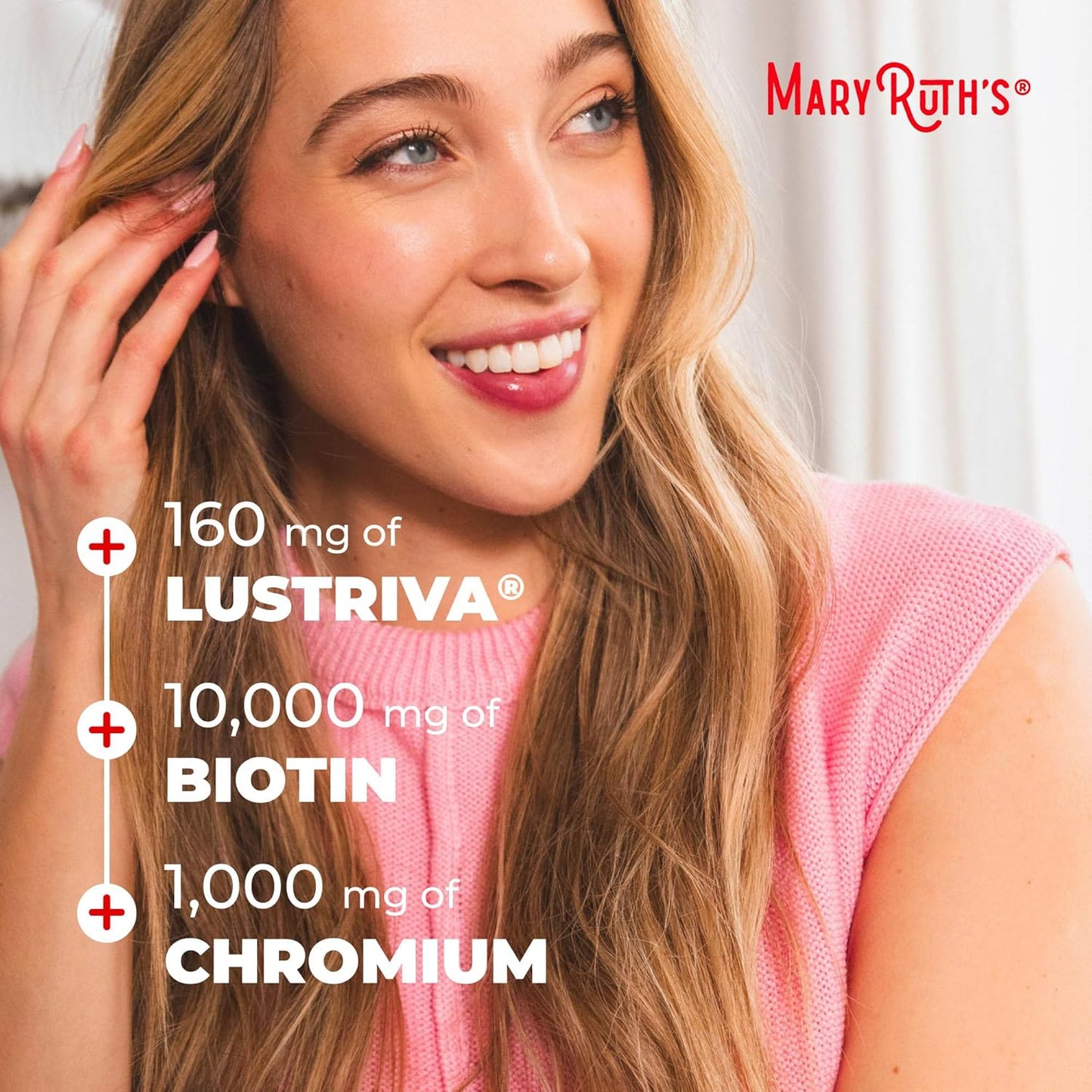 MaryRuth's Liquid Multivitamin + Hair Growth | Peach Mango