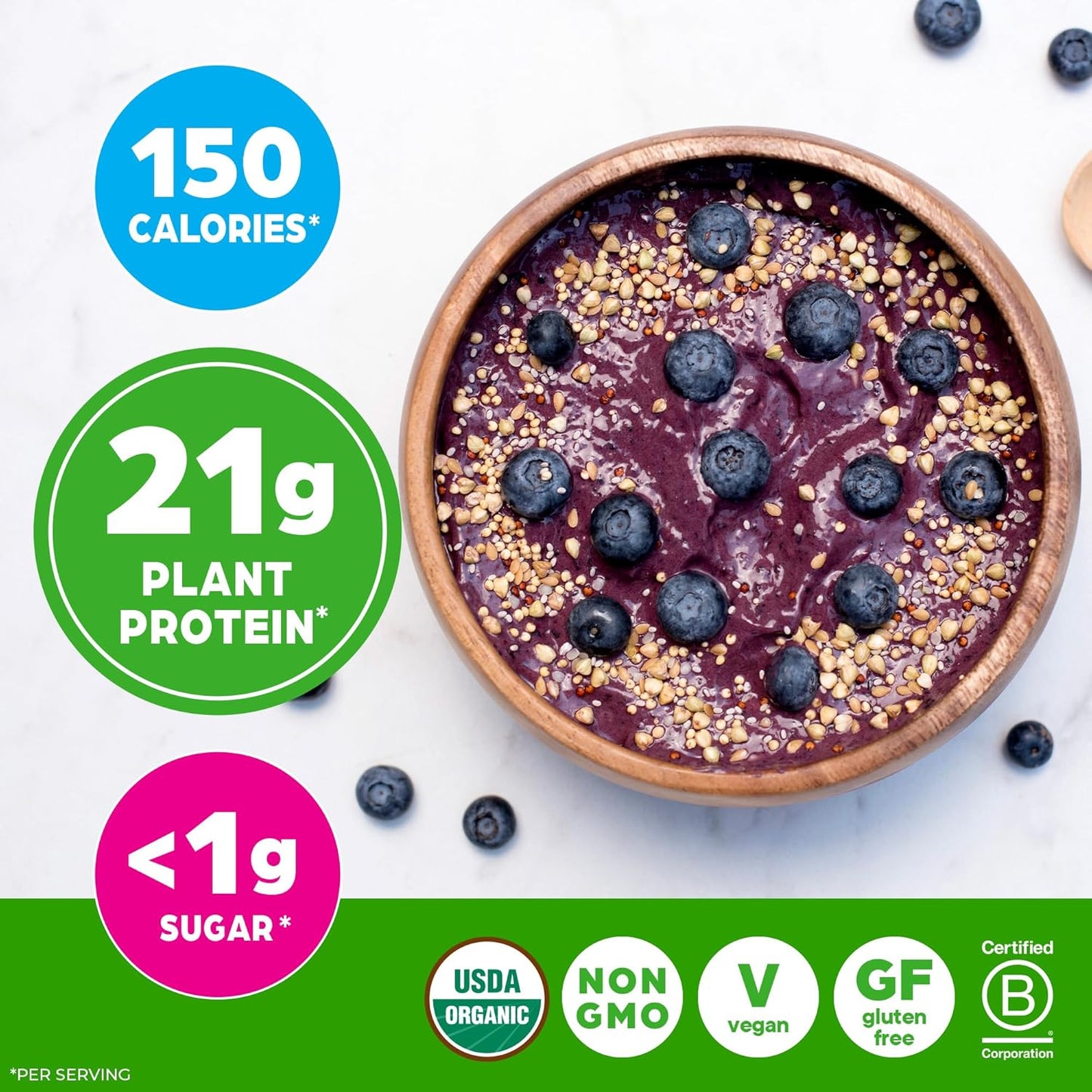 Orgain Organic Vegan Protein Powder Vanilla Bean | 2.03 lb