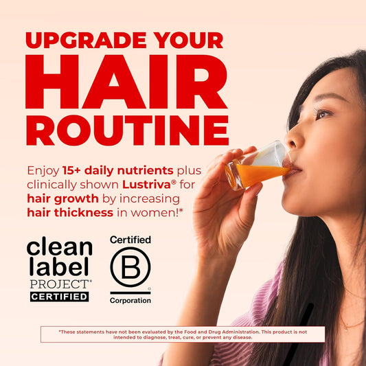 MaryRuth's Liquid Multivitamin + Hair Growth | Peach Mango