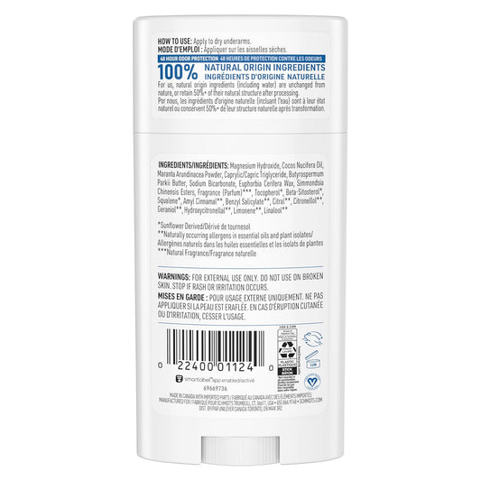Schmidt's Aluminum-Free Vegan Deodorant Fresh Rain & Birch | 2.65 oz | 2-Pack