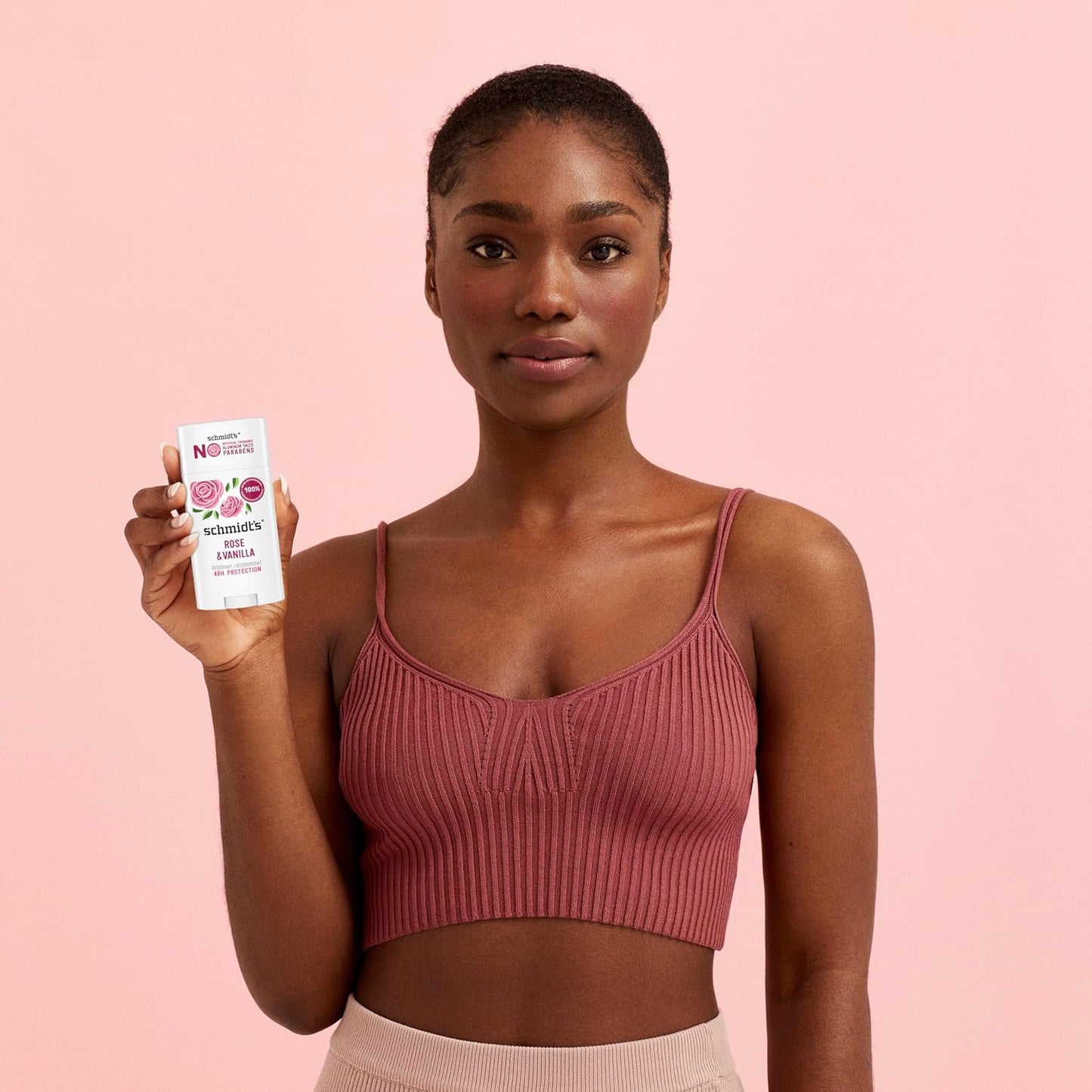 Schmidt's Aluminum-Free Vegan Deodorant Rose & Vanilla | 2.65 oz | 2-Pack