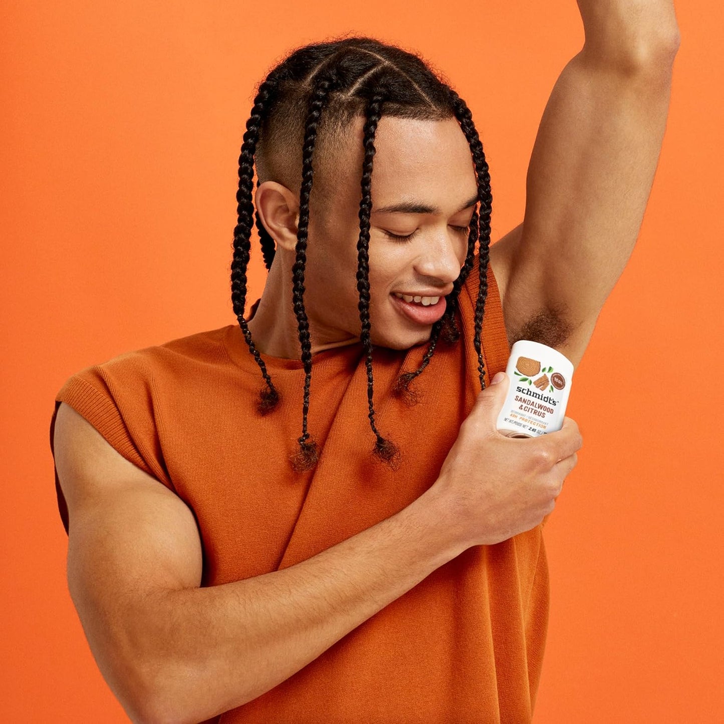 Schmidt's Aluminum-Free Vegan Deodorant Sandalwood & Citrus | 2.65 oz | 2-Pack
