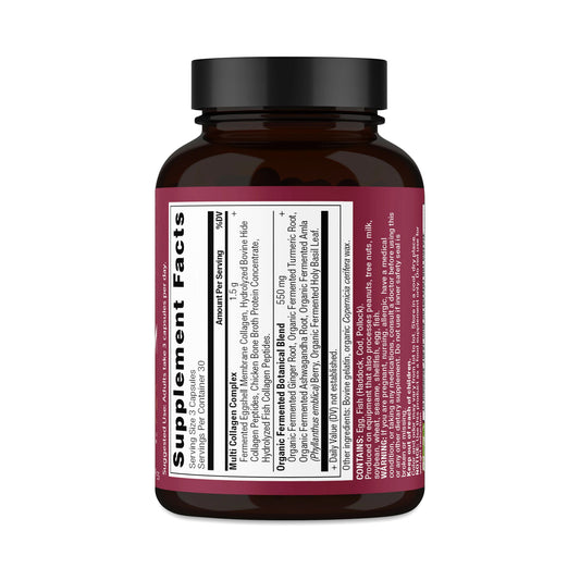 Ancient Nutrition Multi Collagen Capsules supplement facts