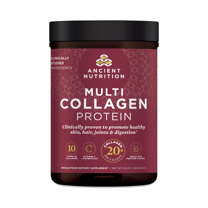 Ancient Nutrition Multi Collagen Protein Powder Unflavored| 45 Servings