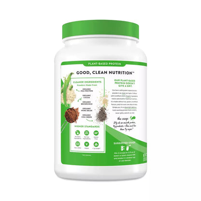 Orgain Organic Vegan Protein Powder Creamy Chocolate Fudge | 2.03 lb
