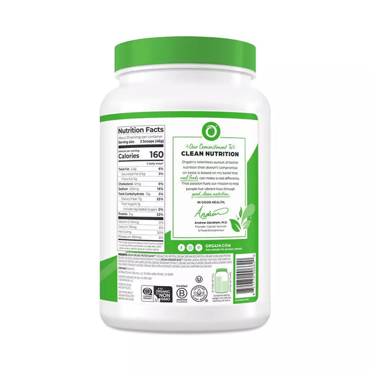 Orgain Organic Vegan Protein Powder Peanut Butter | 2.03 lb