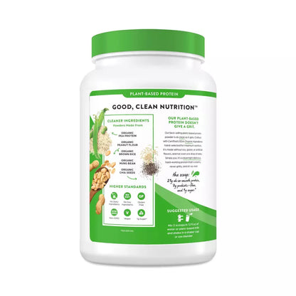 Orgain Organic Vegan Protein Powder Peanut Butter | 2.03 lb