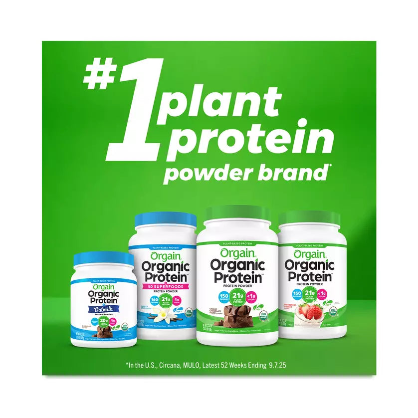 Orgain Organic Vegan Protein Powder Peanut Butter | 2.03 lb
